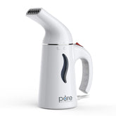 Pure Enrichment PureSteam front view shows a portable steamer for quick wrinkle refresh.
