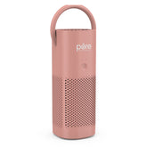 Pure Enrichment PureZone Mini unboxing in blush shows compact personal air purifier.