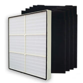 PUREBURG replacement filter set for Whirlpool Whispure β front packaging view