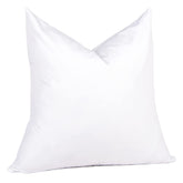 Puredown 26x26 feather down pillow insert on sofa offers plush comfort and lift