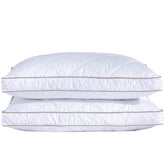 Puredown goose-feathers-down-pillow king set 2 front view for hotel-quality comfort at home