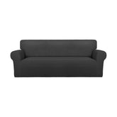 PureFit Super Stretch Slipcover on an oversized sofa provides a tight fit and wrinkle-free look.