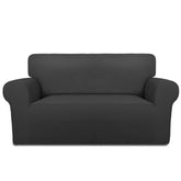 PureFit Super Stretch Slipcover with non-slip bottom keeps loveseat tidy and protected