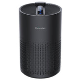 Purivortex PX500 Black front view showing compact, modern design for living rooms