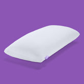 Purple Freeform Pillow king-size side view illustrating versatile support for all sleep positions