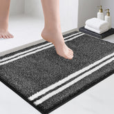 PURRUGS bath rug shows soft plush texture for luxurious foot comfort.