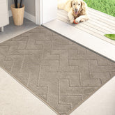 PURRUGS dirt trapping door mat main image in taupe for entryways