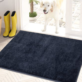PURRUGS dirt trapping door mat front view showing moisture absorption for clean floors