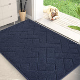 PURRUGS dirt-trapping door mat front view captures mud and moisture