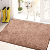 PURRUGS dirt trapping door mat front view captures mud and moisture at the threshold