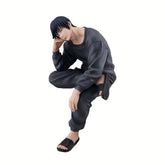 Puruuige Fushiguro Toji figure sitting pose, a striking desk ornament.