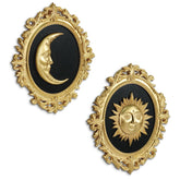 Putuo Decor Baroque Sun Moon wall decor set adds a celestial focal point to living spaces