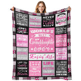 PVDSAVE Life Blanket 50x60 in soft pink flannel for cozy warmth.