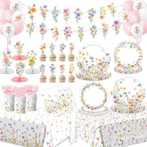 Pymurod Wildflower banner for spring party decor and photos