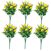 Qiknird artificial lemon branch lemons for a year-round centerpiece.