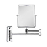 QiMH 3X magnifying wall mirror, front view for detailed makeup.