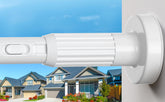 QINGYUN long tension rod 41-144inch white—extending for patio and shower use
