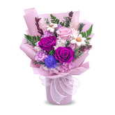 QOEAZY preserved flowers bouquet featuring long-lasting beauty for year-round display