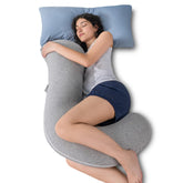 QUEEN ROSE Body Pillow supports side sleeping for better alignment.