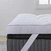 QUEEN ROSE mattress topper pillow-top adds soft cloud like comfort for the queen bed