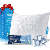 QUTOOL cooling pillow ice-side cover cools surface for sweat-free nights