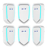 QWUE 6Pack Air Ionizer plug-in front view, compact purifier for small spaces.