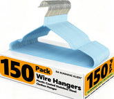 RA RUNNING ALIEN 150-pack clothes hangers for bulk closet organization and efficiency