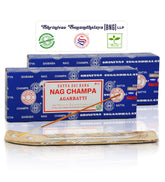 Raajsee Satya Nagchampa 500g pack incense sticks for soothing ambiance.