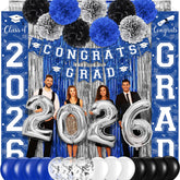 Ragnhild graduation banner grad porch creates a welcoming entrance display.