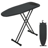 RAINHOL ironing board 43x13 in use with iron rest for efficient ironing