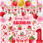 RainMeadow berry first birthday backdrop for photo-worthy memories