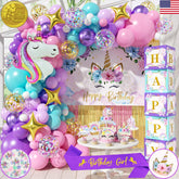 RainMeadow unicorn party backdrop 5ft vibrant photo focal point