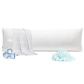 Rainmr cubies memory foam pillow shows full length support