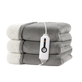 RALYSUN electric heated blanket full-size bed coverage for shared warmth