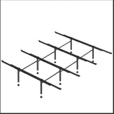 Realhotan center support with four cross rails strengthens bed frame stability.