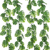 RECUTMS artificial monstera leaves vines 5.9 ft for lush indoor decor.
