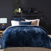 RECYCO velvet quilt close-up texture showing plush softness for cozy nights