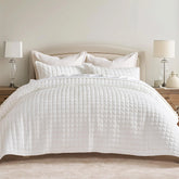 RECYCO luxury velvet quilt set king fold showcases plush softness and rich sheen.
