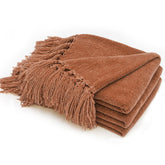 RECYCO throw blanket soft chenille closeup, silky texture for cozy evenings