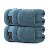REDKISS large bath towel in blue with plush softness and generous size ideal after shower