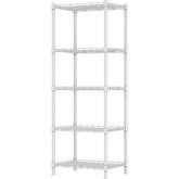 REGILLER 5-Wire Shelving Rack assembly view showing sturdy steel construction for durable storage.