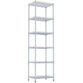 REGILLER 6-wire shelving unit being assembled for quick, tool-free setup.