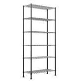REGILLER six-wire shelving unit assembly shows quick setup and sturdy support.