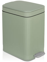 rejomiik small bathroom trash can with pedal lid for hands-free waste disposal