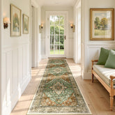 RELEANY area rug 2x8 with non-slip backing keeps hallways safe and stable.