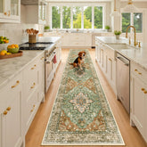RELEANY non-slip area rug keeps hallways stable and safe.