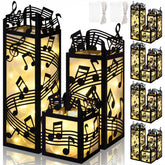 Renbuzhu 15pcs music-note boxes on a table create festive centerpieces