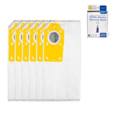 Riccar R40P HEPA bag in a six-pack with charcoal infusion for odor control.