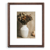 RICHFOCUS 8x10 walnut frame front view shows natural grain and warm finish