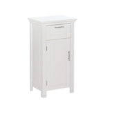 RiverRidge Somerset white cabinet front view with concealed storage.